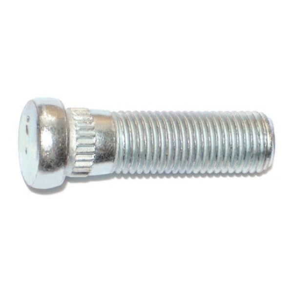 Midwest Fastener 7/16"-20 x 1-1/2" Zinc Plated Steel Fine Thread Automotive Wheel Studs 6PK 75402